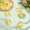 24Pcs Acrylic Pendant Decorations HJEW-ME00022-3