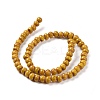 Handmade Fancy Antique Glazed Porcelain Ceramic Round Beads Strands PORC-L019-6mm-02-2