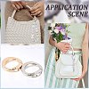 20Pcs 2 Colors Alloy Spring Gate Rings FIND-SP0001-45-5