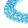 Electroplate Glass Beads Strands EGLA-A034-T4mm-L03-3