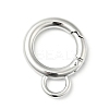 Non-Tarnish 304 Stainless Steel Spring Gate Rings LS-STAS-C056-04P-1