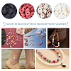 4 Colors Flat Round Handmade Polymer Clay Beads CLAY-AR0001-26-4