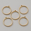 304 Stainless Steel Open Back Bezel Pendants LS-STAS-WH0017-034-2
