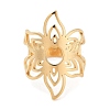 Flower 304 Stainless Steel Adjustable Rings for Women RJEW-G328-02G-2