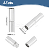 8 Sets 304 Stainless Steel Bayonet Clasps STAS-UN0037-38-4