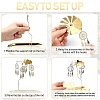 201 Stainless Steel Rotating Merry-Go-Round Tealight Candle Holder DJEW-CJC0002-01-4