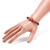 2Pcs 2 Colors Sport Theme Acrylic Beaded Bracelet BJEW-JB08558-03-5