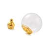 Glass Bottle Pendants GLAA-K056-08G-3