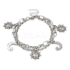 304 Stainless Steel Multi-strand Bracelets BJEW-P365-01P-4