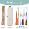 DIY Wooden Blank Arch Bookmarks Making Kit DIY-FH0009-01-2