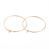 316 Surgical Stainless Steel Hoop Earring Findings LS-STAS-J025-01E-G-1
