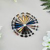 20Pcs 10 Colors Stainless Steel Ear Taper Stretcher EJEW-FI0001-69-5