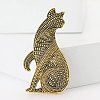 Persian Cat Alloy Brooches LS-JEWB-Q004-03AG-1