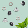 300 Sets Iron Grommet Eyelet Findings SCRA-GF0001-09A-7