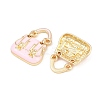 Alloy Enamel Pendants FIND-B062-08G-4