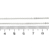 Brass Rolo Chains Necklaces for Women NJEW-D302-43P-5