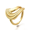 Adjustable Rack Plating Brass Finger Rings for Women RJEW-M028-33G-2