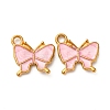 304 Stainless Steel Enamel Charms LS-STAS-Q363-02B-G-1