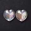 UV Plating Rainbow Iridescent Acrylic Pendants OACR-C003-08E-4