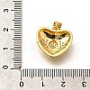 Rack Plating Brass Micro Pave Cubic Zirconia Pendants KK-L226-001G-05-3