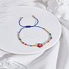 1Pc Glass Seed Beads Braided Bead Bracelets for Women BJEW-LP0002-32B-3