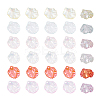 Cheriswelry 120Pcs 6 Colors Transparent Acrylic Pendants MACR-CW0001-08-1