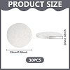 30Pcs Aluminium Alloy Blank Flat Round Sheet DIY-BC0014-47-2