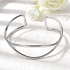 304 Stainless Steel Cuff Bangles for Women BJEW-Z150-01P-02-2