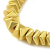 Matte Electroplated Synthetic Non-magnetic Hematite Beads Strands G-L606-F01-01A-2