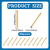 600Pcs Brass Tube Beads KK-UN0004-18G-3