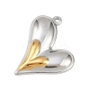 304 Stainless Steel Pendants STAS-C154-05B-GP-2