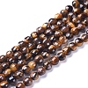 Natural Tiger Eye Beads Strands G-L538-009C-1