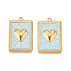 304 Stainless Steel Pendants STAS-N108-26C-G-1