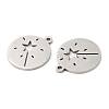 Non-Tarnish 201 Stainless Steel Pendants STAS-A084-06P-2