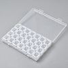 Rectangle Plastic Organizer Boxes CON-WH0089-196-1