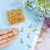 100Pcs Brass Ice Pick Pinch Bails FIND-SP0001-74A-3