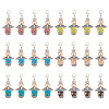 Lampwork & Glass Pendant Decoratons HJEW-GO00027-1