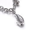304 Stainless Steel Charm Bracelets BJEW-L637-31-P-3