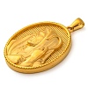 Religion Golden Tone 304 Stainless Steel Pendants LS-STAS-K289-01G-08-2
