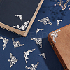 100Pcs 4 Styles Iron Filigree Joiners Sets IFIN-PH0002-18P-5