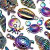 20Pcs 10 Style Alloy Pendants FIND-LS0001-22MC-4