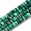 Handmade Polymer Clay Beads Strands CLAY-N008-010-H51-1