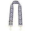 Arrows & Word Pattern Adjustable Nylon Bag Strap FIND-WH0092-23-1