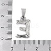 Non-Tarnish 304 Stainless Steel Pendants STAS-F235-01P-E-3