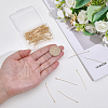 100Pcs Brass Eye Pins KK-ME0004-82-3