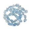 Raw Rough Natural Aquamarine Beads Strands G-D101-A13-3