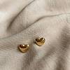 304 Stainless Steel Stud Earrings for Women EJEW-G459-01C-G-1
