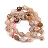 Natural Cherry Blossom Agate Beads Strands G-N342-149I-18-3