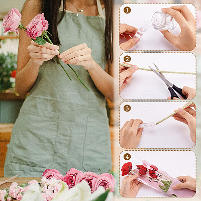 50Pcs OPP Flower Bouquet Wrapping Craft Paper DIY-TA0010-92-1