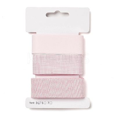 9 Yards 3 Styles Polyester Ribbon SRIB-A014-B16-1
